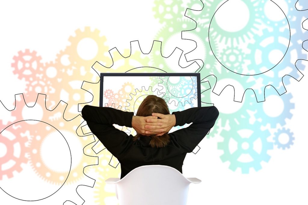 gears, work, automation, KI